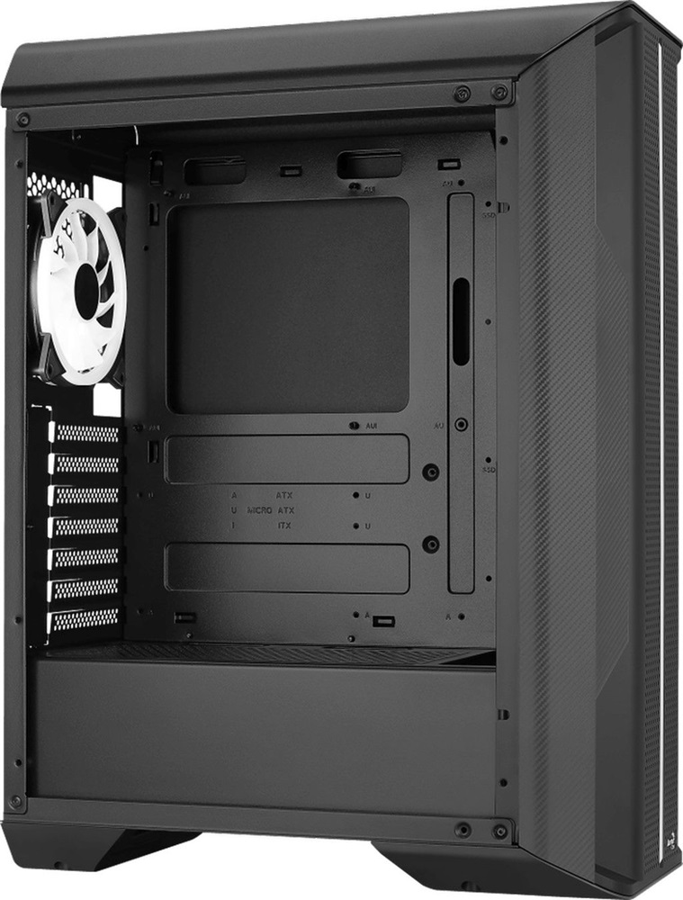 Aerocool Splinter Duo ARGB fekete (táp nélküli) ablakos ATX ház
