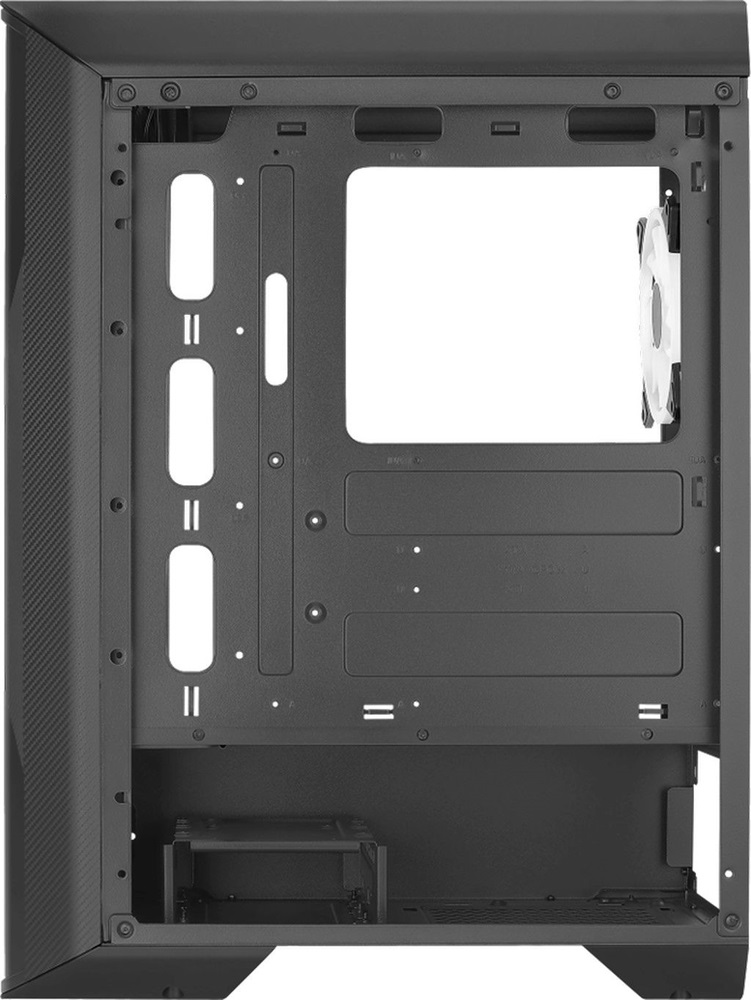 Aerocool Splinter Duo ARGB fekete (táp nélküli) ablakos ATX ház