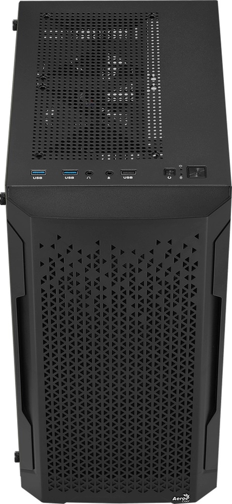 Aerocool Trinity Mini Mesh fekete (táp nélküli) ablakos mATX ház