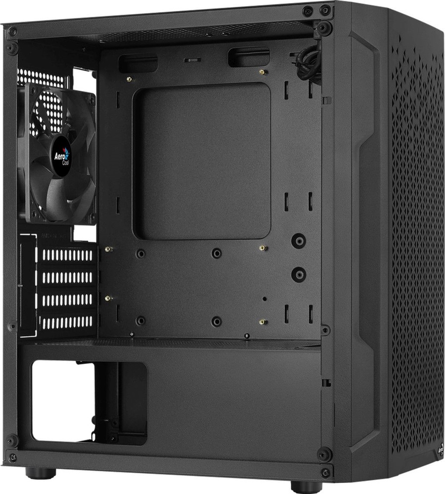 Aerocool Trinity Mini Mesh fekete (táp nélküli) ablakos mATX ház