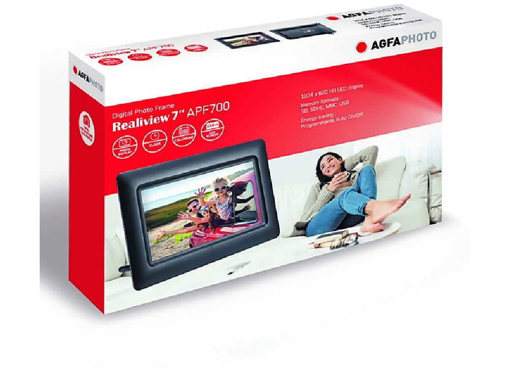 Agfa APF700 7" fekete digitális képkeret
