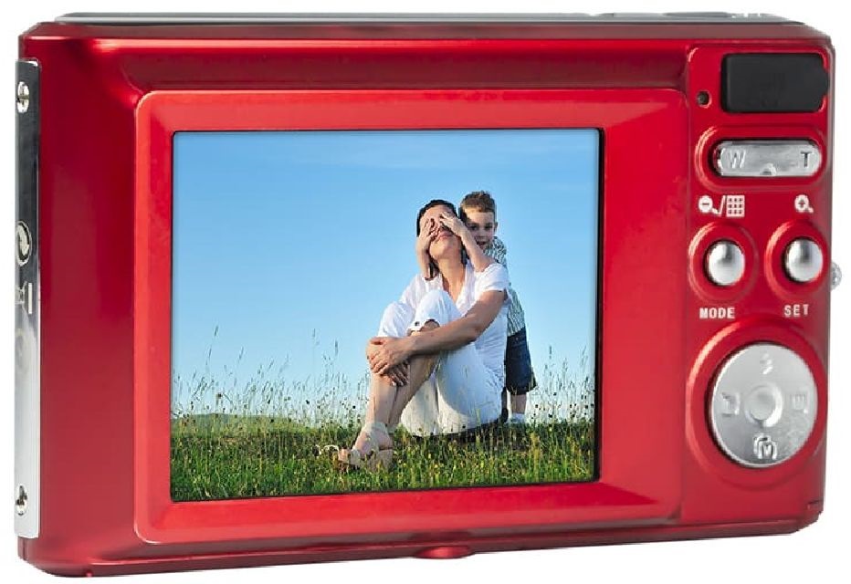 Agfa DC5200 piros kompakt digitális fényképezőgép