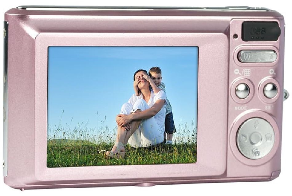 Agfa DC5500 kompakt digitális rózsaszín fényképezőgép