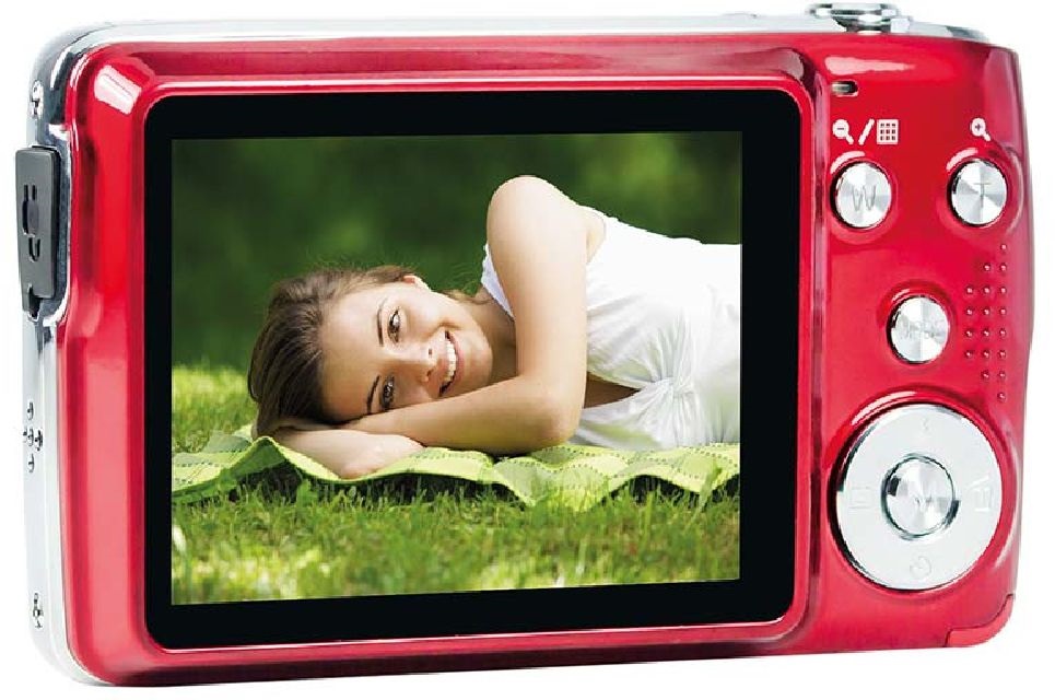 Agfa DC8200 kompakt digitális piros fényképezőgép