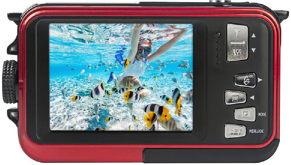 Agfa WP8000 kompakt digitális piros fényképezőgép