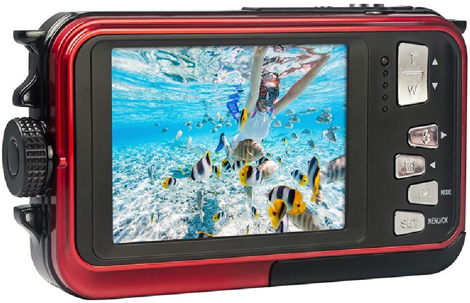 Agfa WP8000 kompakt digitális piros fényképezőgép