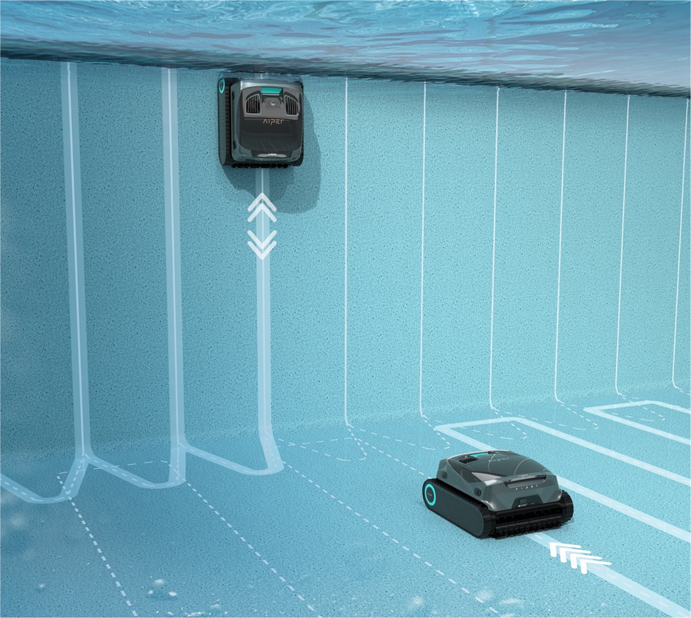 Aiper Scuba X1 - Vezeték nélküli robotporszívó medencékhez