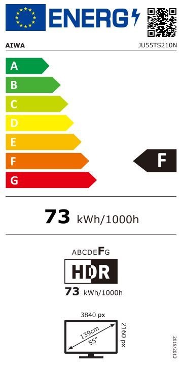 Aiwa 55" JU55TS210N 4K UHD Smart LED TV (Újracsomagolt)