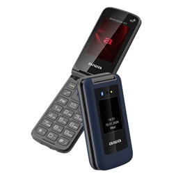 Aiwa FP-30-4G/BL 2,4" DualSIM kék mobiltelefon (Újszerű)