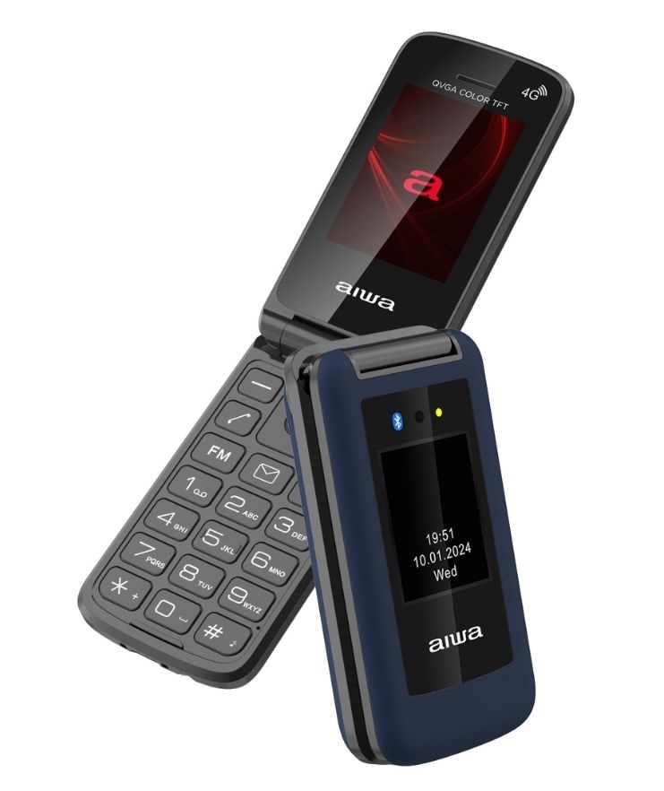 Aiwa FP-30-4G/BL 2,4" DualSIM kék mobiltelefon