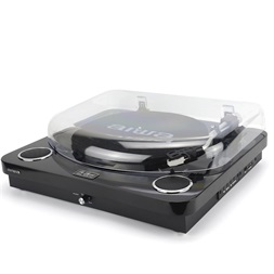 Aiwa GBTUR-120BK USB/Bluetooth/bakelit fekete lemezjátszó (Újracsomagolt)