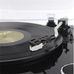 Aiwa GBTUR-120BK USB/Bluetooth/bakelit fekete lemezjátszó (Újracsomagolt)