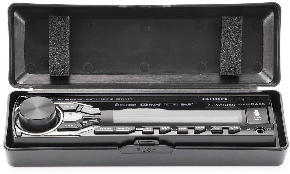 Aiwa IC-300BT Bluetooth/USB/AUX mechanika nélküli autóhifi fejegység