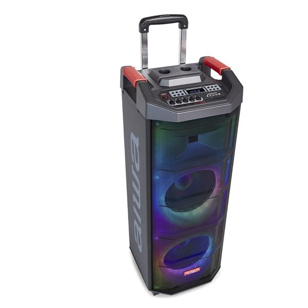 Aiwa KBTUS-710 hordozható Bluetooth party hangszóró (Újszerű)