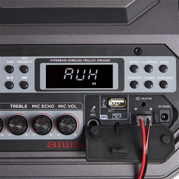 Aiwa KBTUS-710 hordozható Bluetooth party hangszóró (Újszerű)
