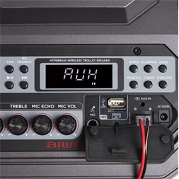 Aiwa KBTUS-710 hordozható Bluetooth party hangszóró (Újszerű)