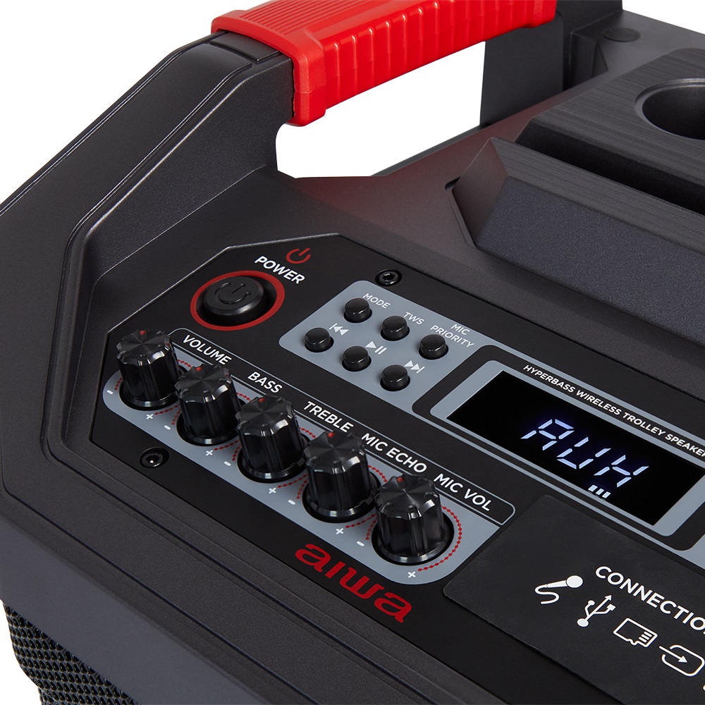 Aiwa KBTUS-710 hordozható Bluetooth party hangszóró (Újszerű)