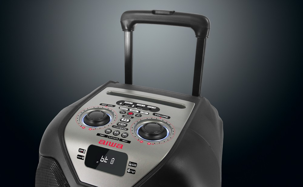 Aiwa KBTUS-500 hordozható Bluetooth party hangszóró