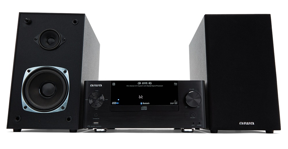 Aiwa MSBTU-500 fekete Midi HiFi rendszer