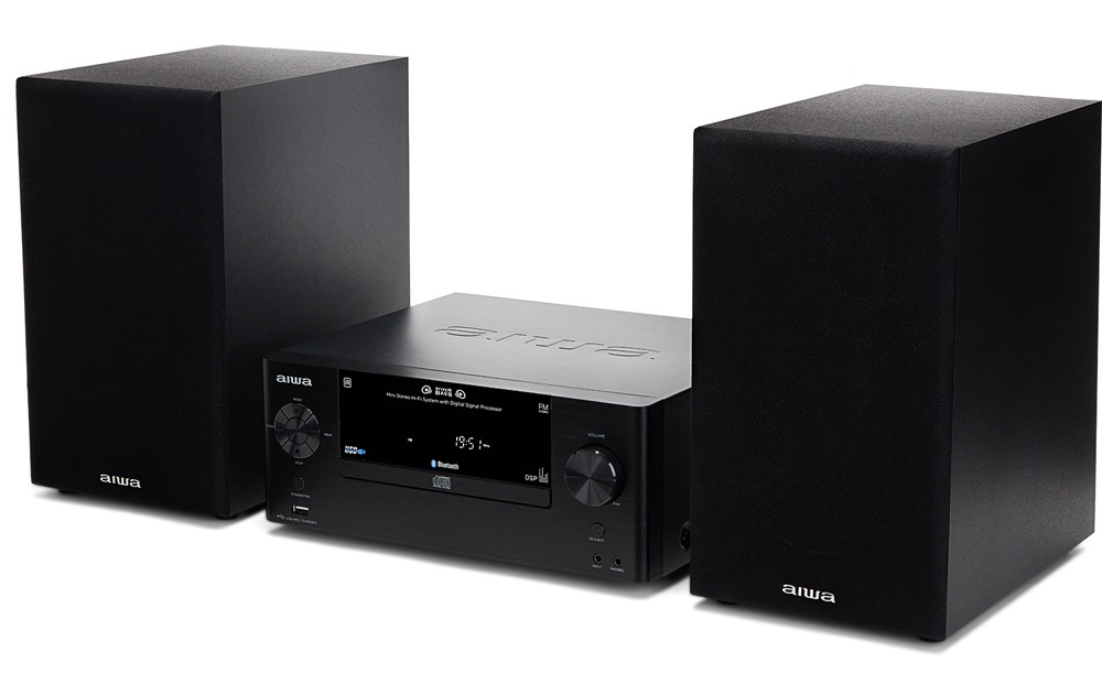 Aiwa MSBTU-500 fekete Midi HiFi rendszer