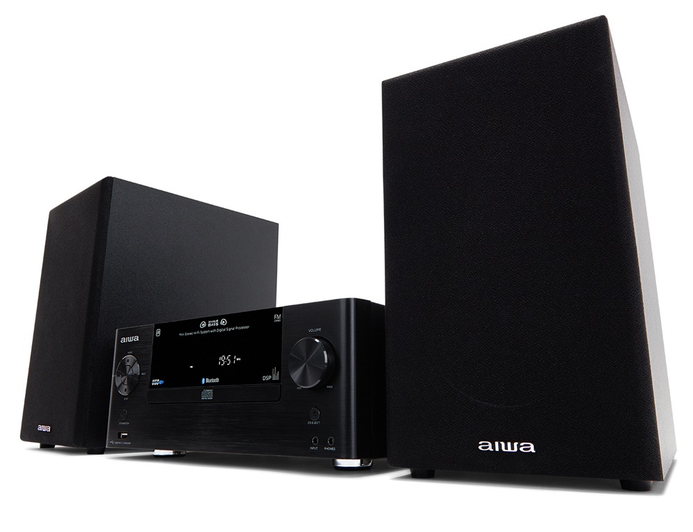Aiwa MSBTU-500 fekete Midi HiFi rendszer
