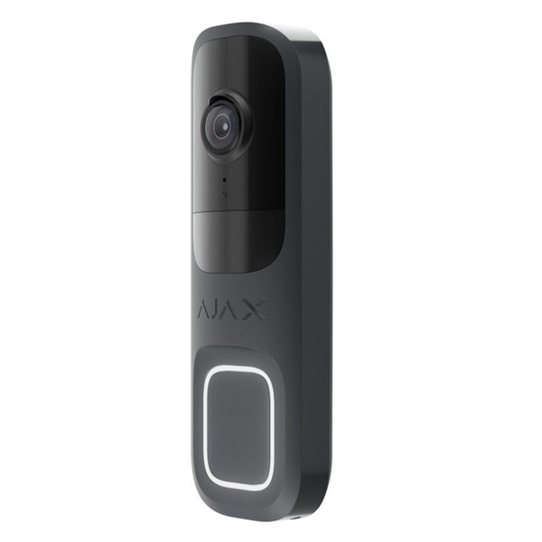 Ajax DoorBell vezeték nélküli kültéri AI video kaputelefon, PIR mozgásérzékelővel, sötétszürke