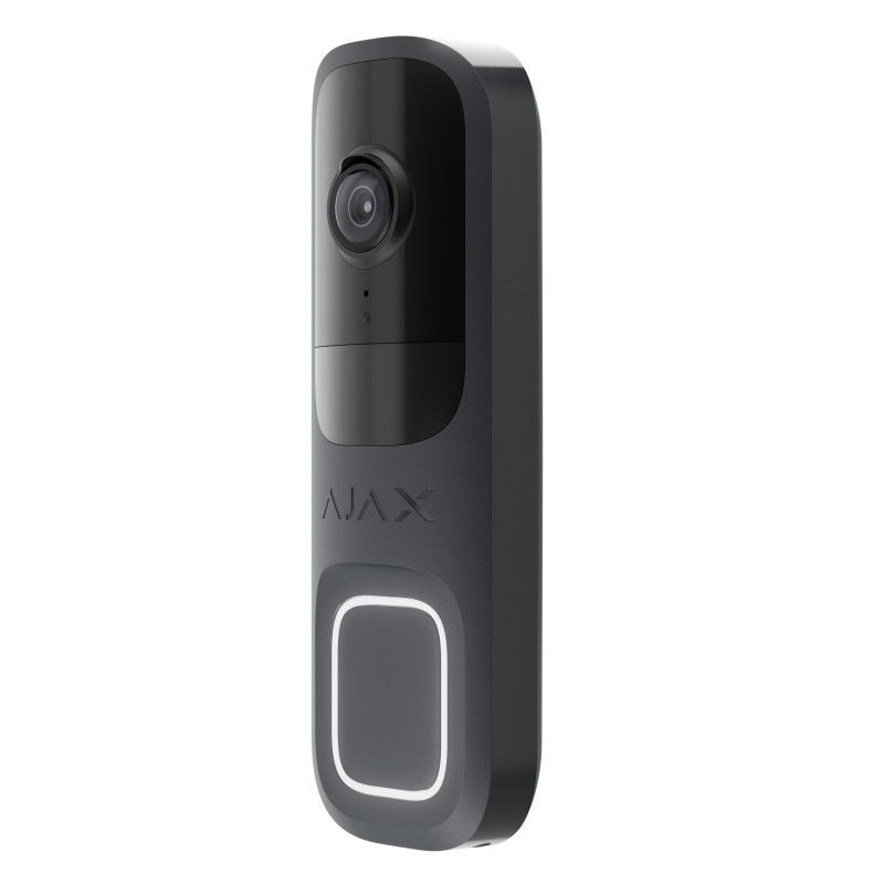 Ajax DoorBell vezeték nélküli kültéri AI video kaputelefon, PIR mozgásérzékelővel, sötétszürke