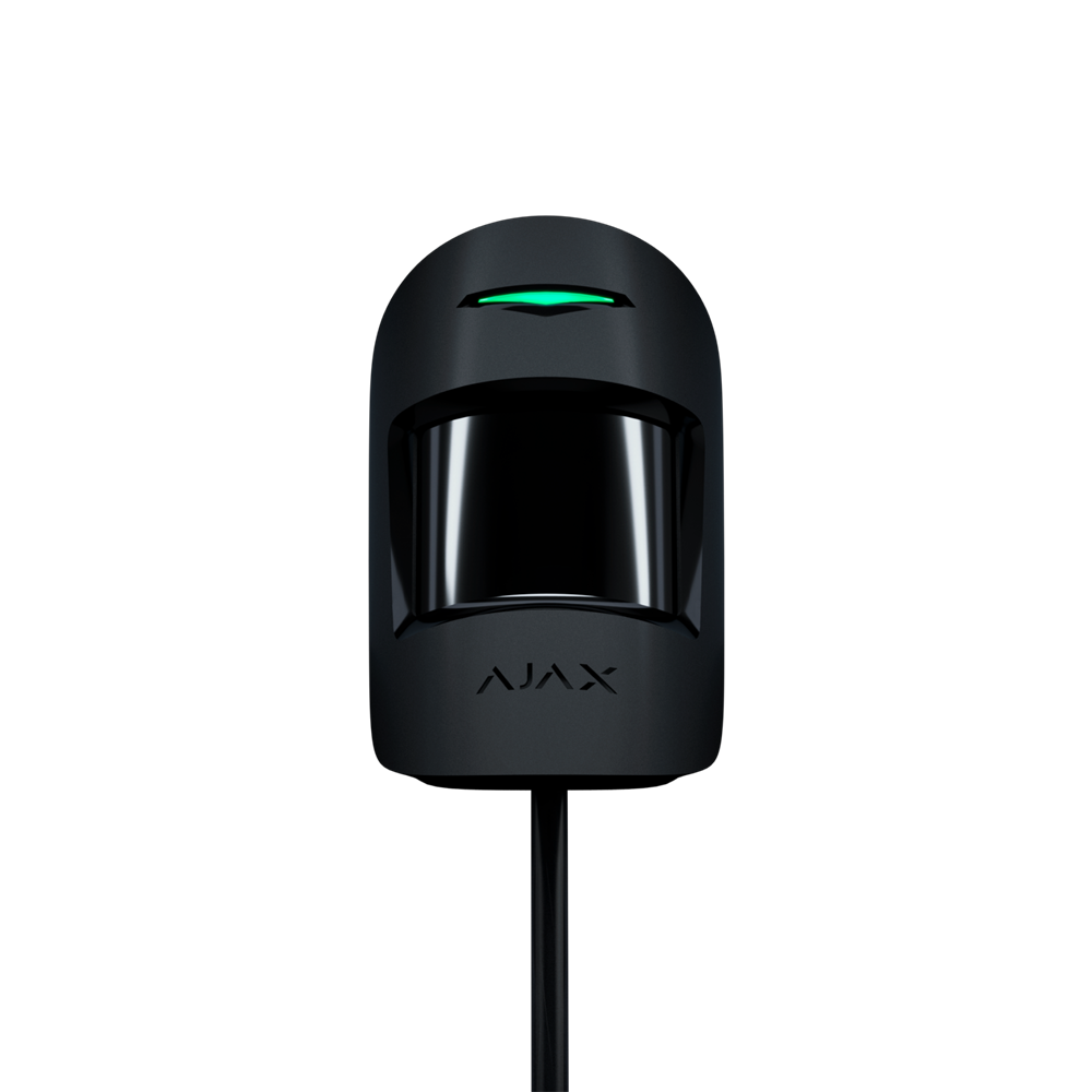 Ajax MotionProtect Fibra BL fekete vezetékes mozgásérzékelő