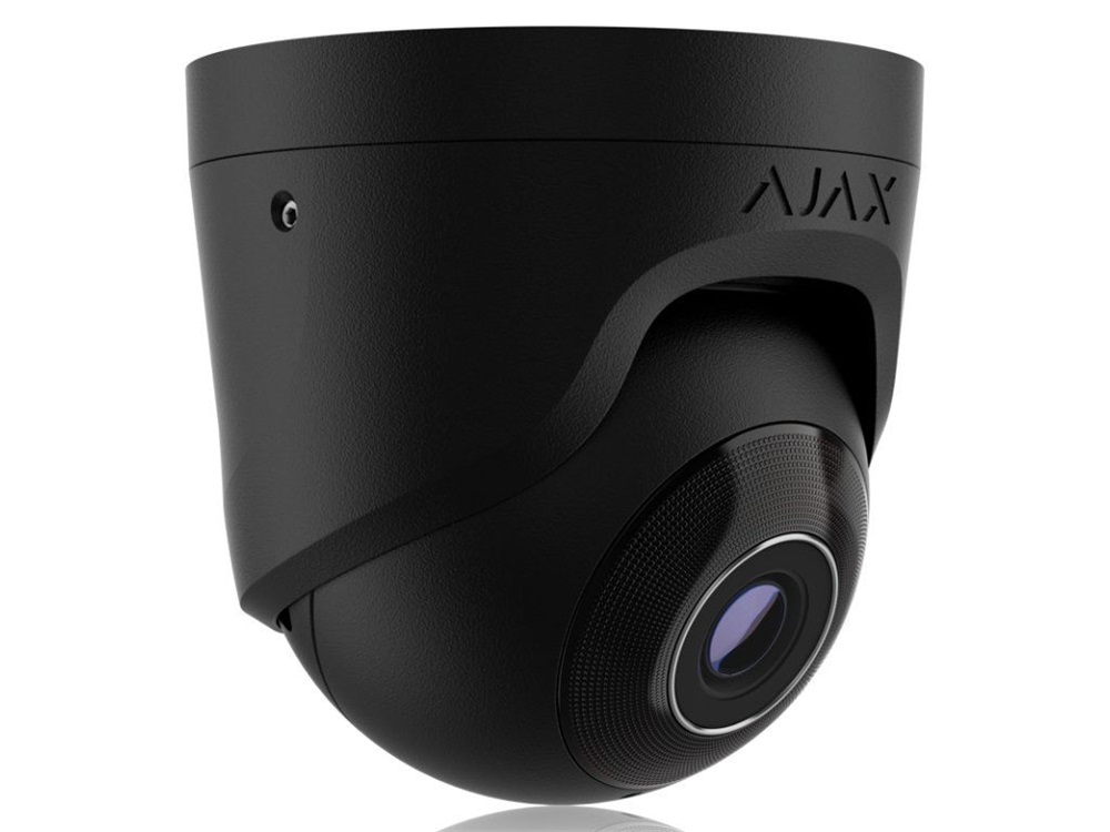 Ajax TurretCam BL /kültéri/5MP/2,8mm/IR35m/H265/JetSparrow/Mikrofon/fekete IP turret kamera