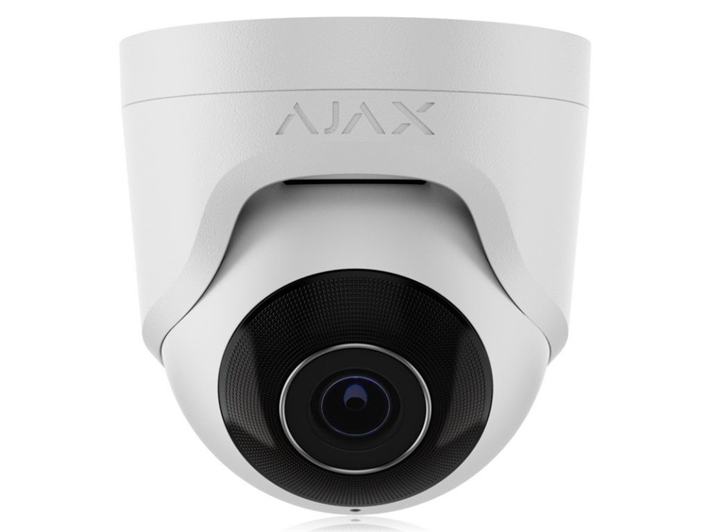 Ajax TurretCam WH /kültéri/5MP/2,8mm/IR35m/H265/JetSparrow/Mikrofon/fehér IP turret kamera