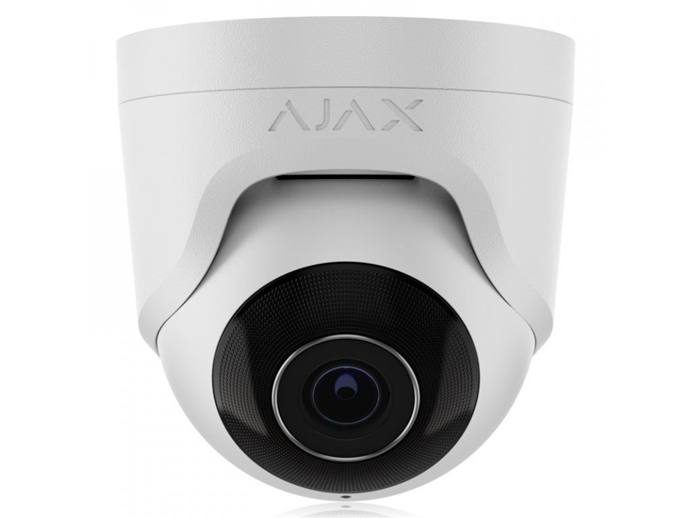 Ajax TurretCam WH /kültéri/5MP/4mm/IR35m/H265/JetSparrow/Mikrofon/fehér IP turret kamera