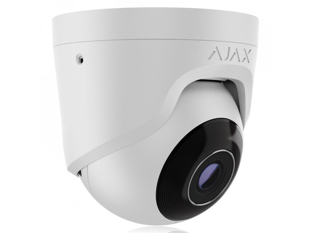 Ajax TurretCam WH /kültéri/5MP/4mm/IR35m/H265/JetSparrow/Mikrofon/fehér IP turret kamera