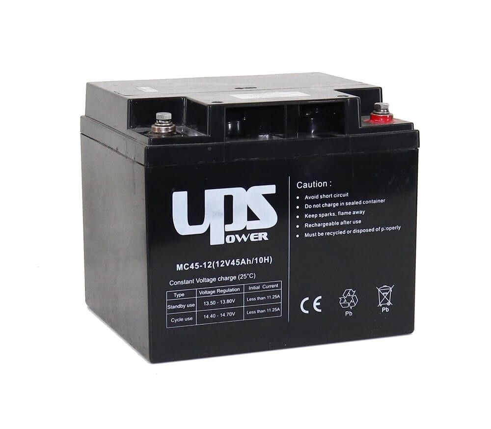 Akku UPS Power 12V 45Ah zselés akkumulátor