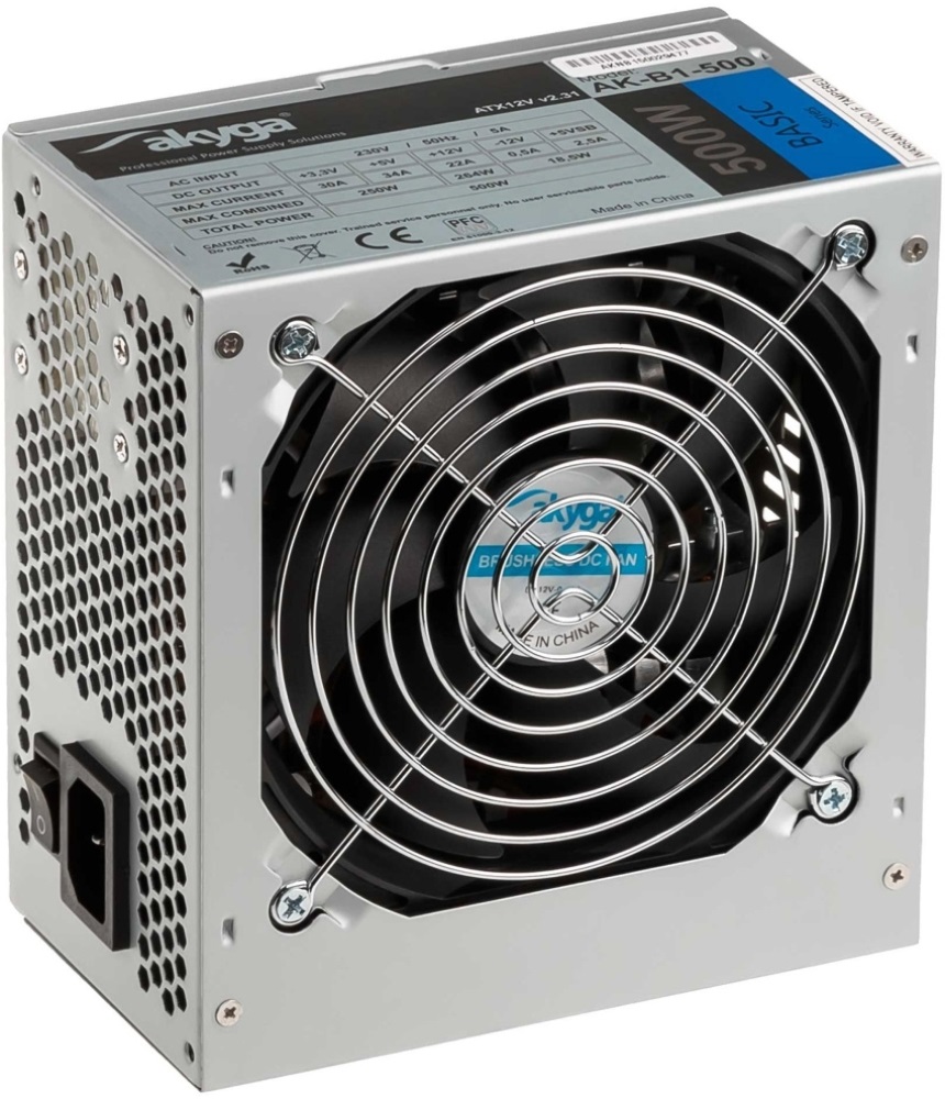 Akyga AK-B1-500 500W ATX tápegység (Újszerű)