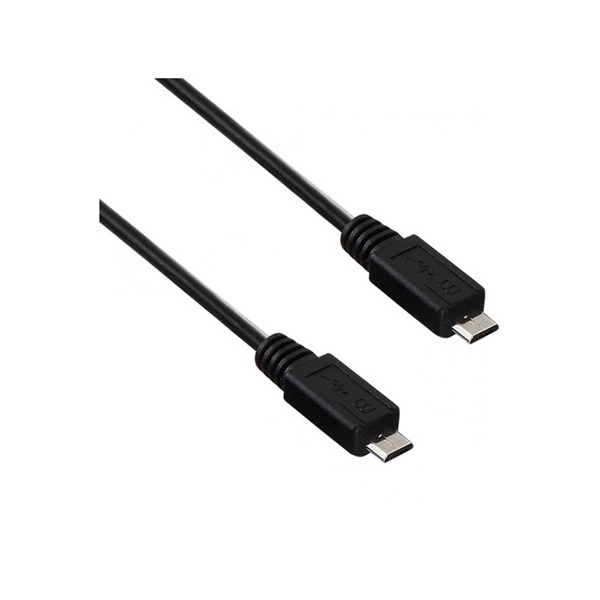 Akyga AK-USB-17 USB 2.0 micro B -> USB 2.0 micro B M/M adatkábel 0.6m fekete