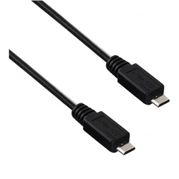 Akyga AK-USB-17 USB 2.0 micro B -> USB 2.0 micro B M/M adatkábel 0.6m fekete