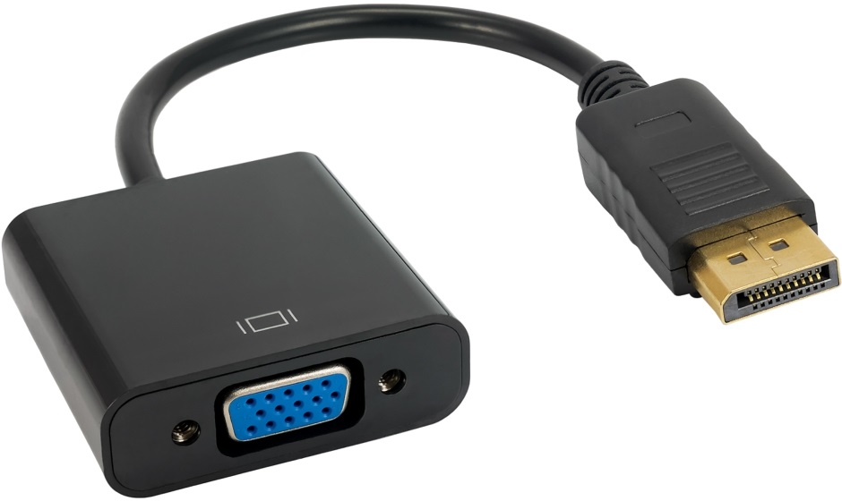 Akyga 15cm DisplayPort apa - VGA anya adapter
