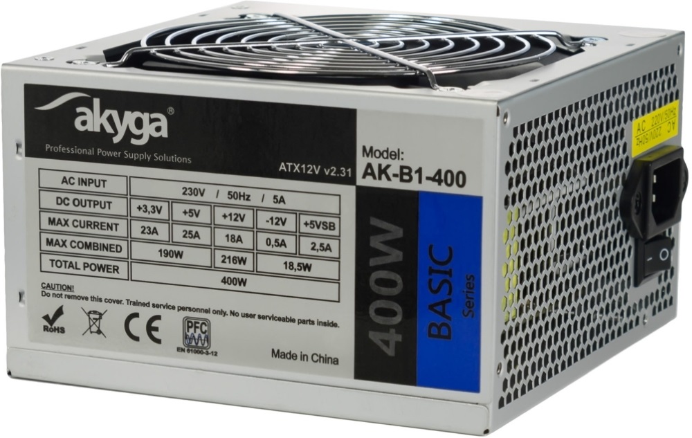 Akyga AK-B1-400 400W ATX tápegység