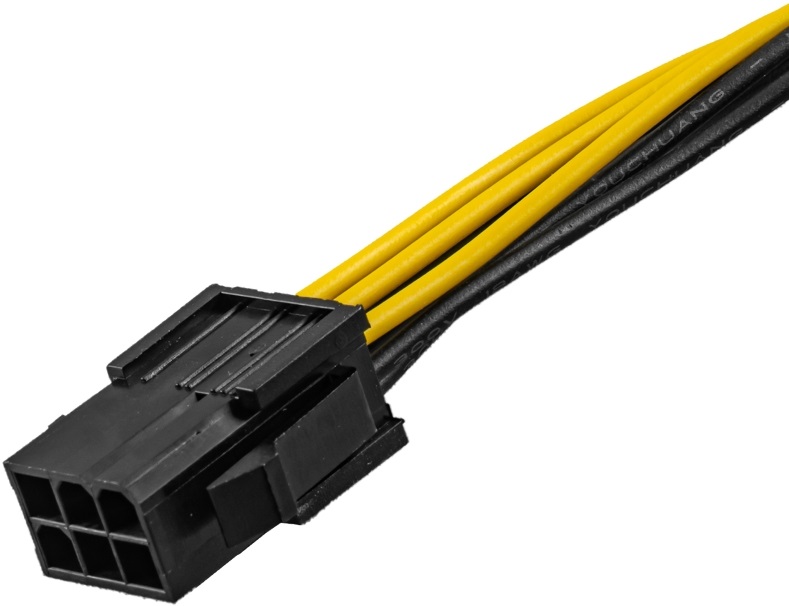 Akyga AK-CA-07 20cm 6-tűs PCI Express - 6+2-tűs PCI Express kábel
