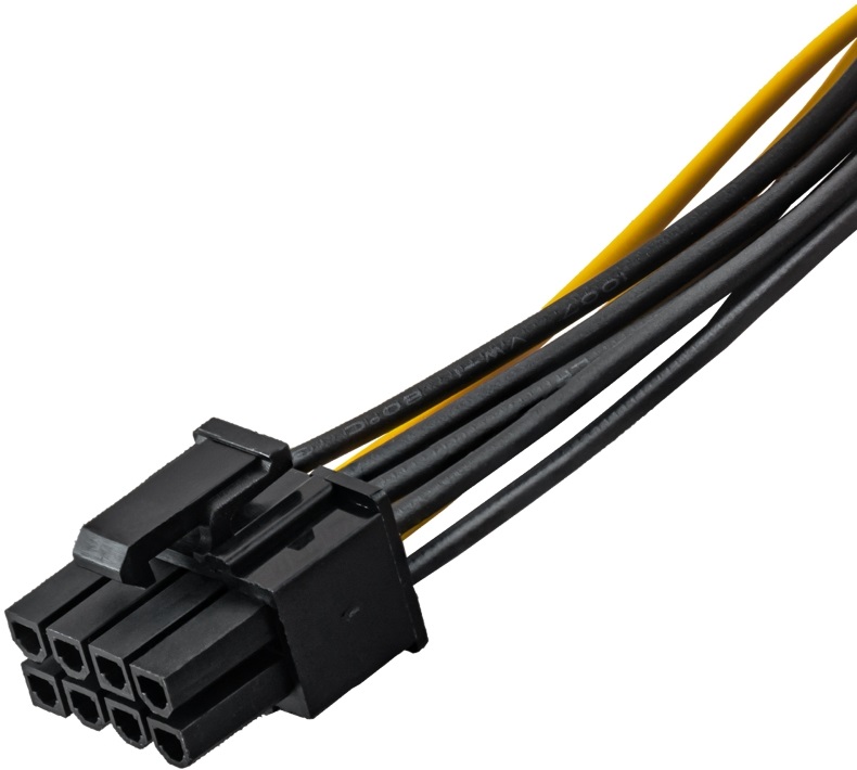 Akyga AK-CA-07 20cm 6-tűs PCI Express - 6+2-tűs PCI Express kábel