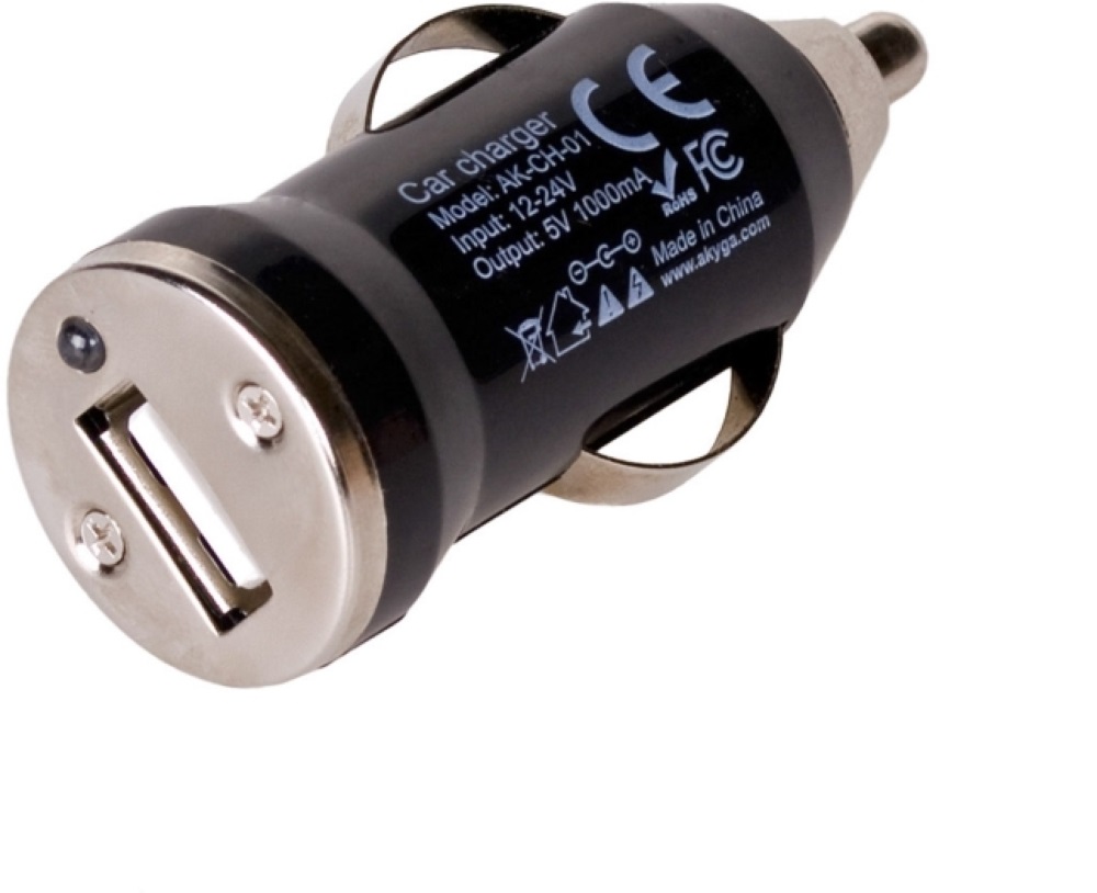 Akyga AK-CH-01 5V/1A/5W autós töltő