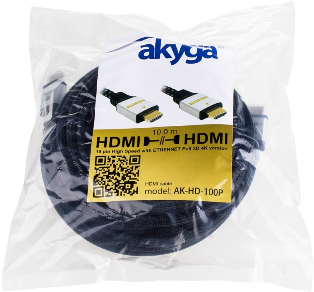 Akyga 10m HDMI 2.0 PRO kábel