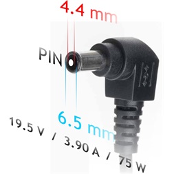 Akyga 19,5V/3,9A/75W 6,5x4,4mm Sony notebook hálózati töltő