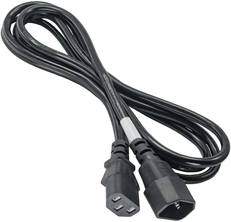 Akyga AK-PC-03A 1,8m IEC C14 - IEC C13 tápkábel