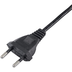 Akyga "nyolc" 3m Europlug CEE 7/16 - IEC C7 SN-14 piskóta tápkábel