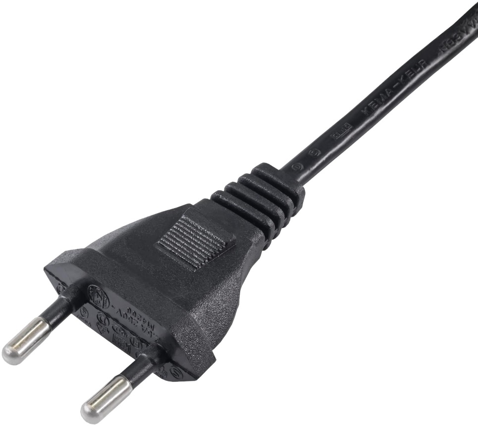 Akyga "nyolc" 3m Europlug CEE 7/16 - IEC C7 SN-14 piskóta tápkábel