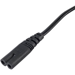 Akyga "nyolc" 3m Europlug CEE 7/16 - IEC C7 SN-14 piskóta tápkábel
