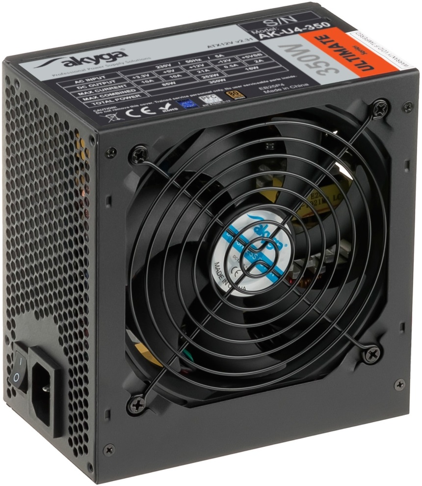 Akyga 350W 80+ Bronze ATX tápegység