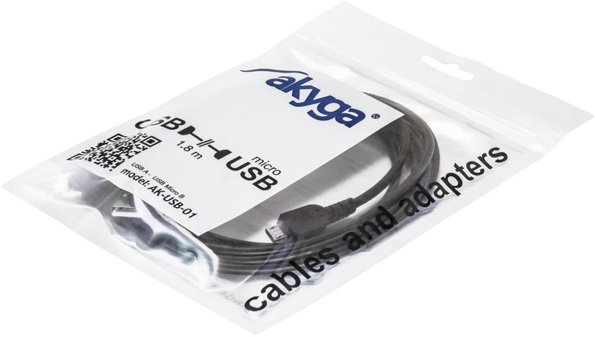 Akyga AK-USB-01 1,8m USB-A - microUSB kábel