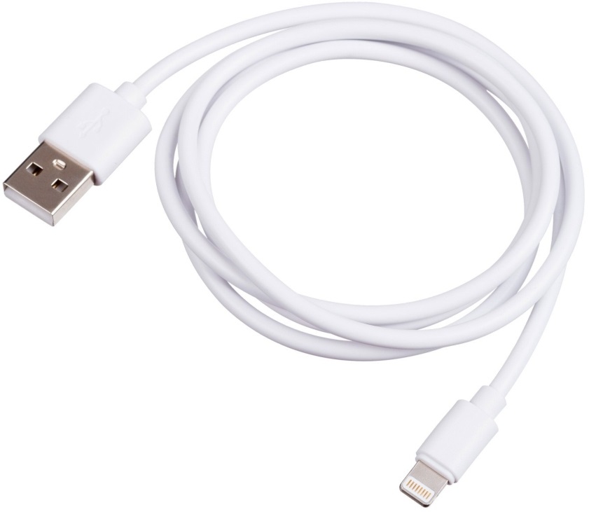 Akyga AK-USB-30 1m USB-A - Lightning fehér kábel